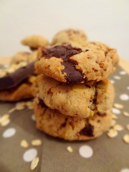 Cookies Aux Flocons Davoine Et Au Chocolat Noir Rock The Bretzel