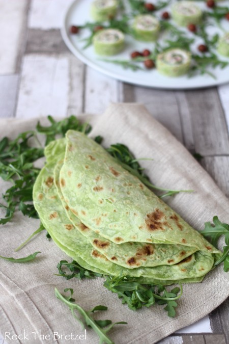 Wrap vert chèvre oignon miel65