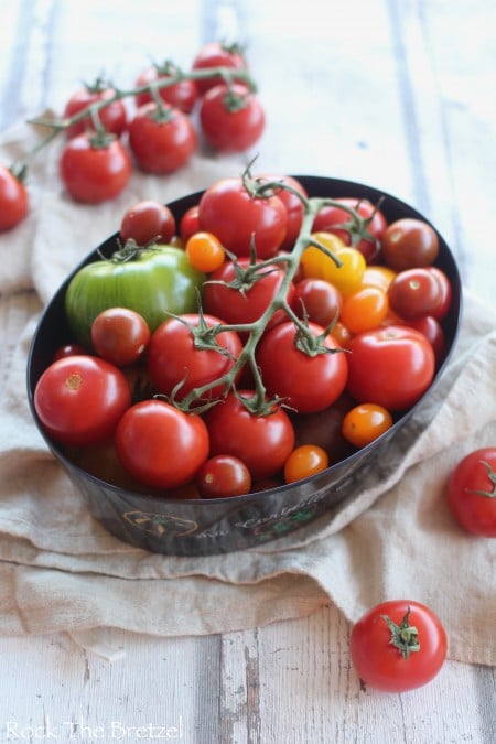 Tarte aux tomates colorées24