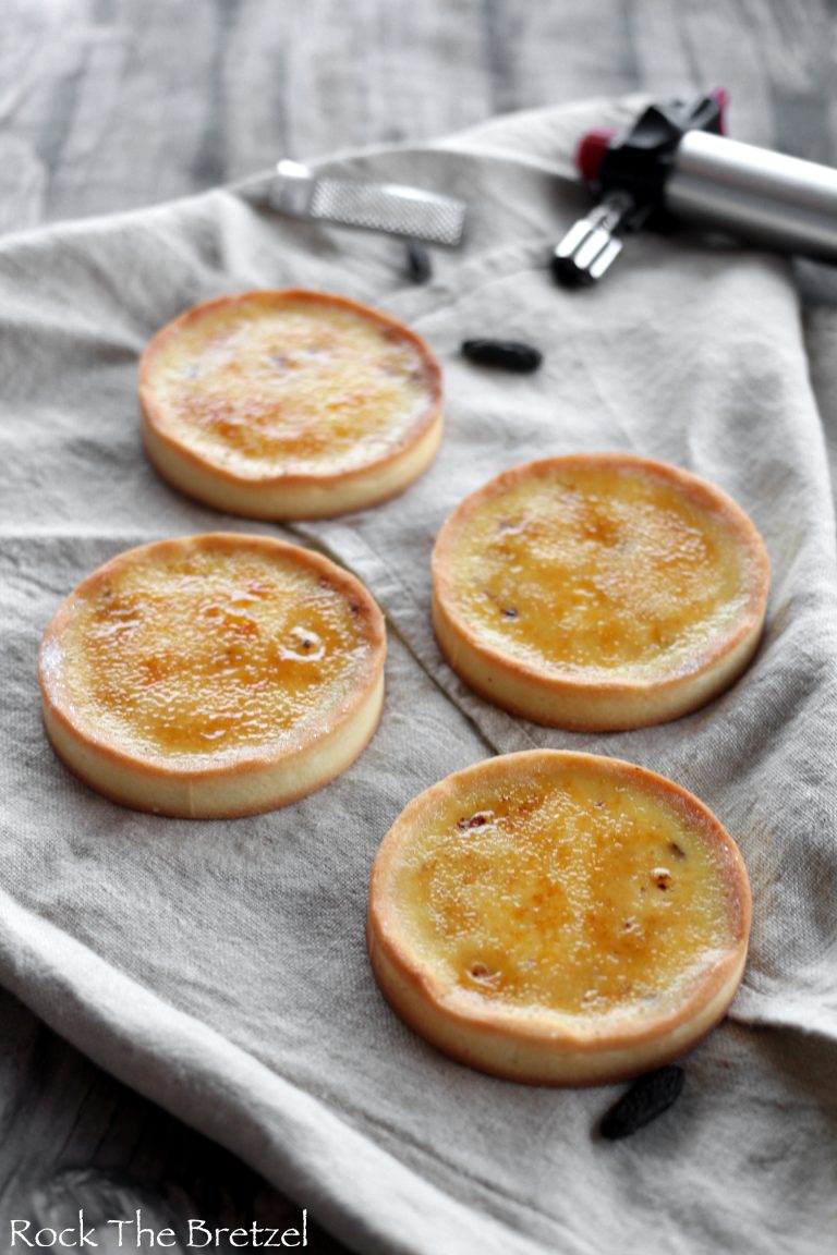 Tartelettes façon crème brulée à la fève tonka Partenariat KitchenAid