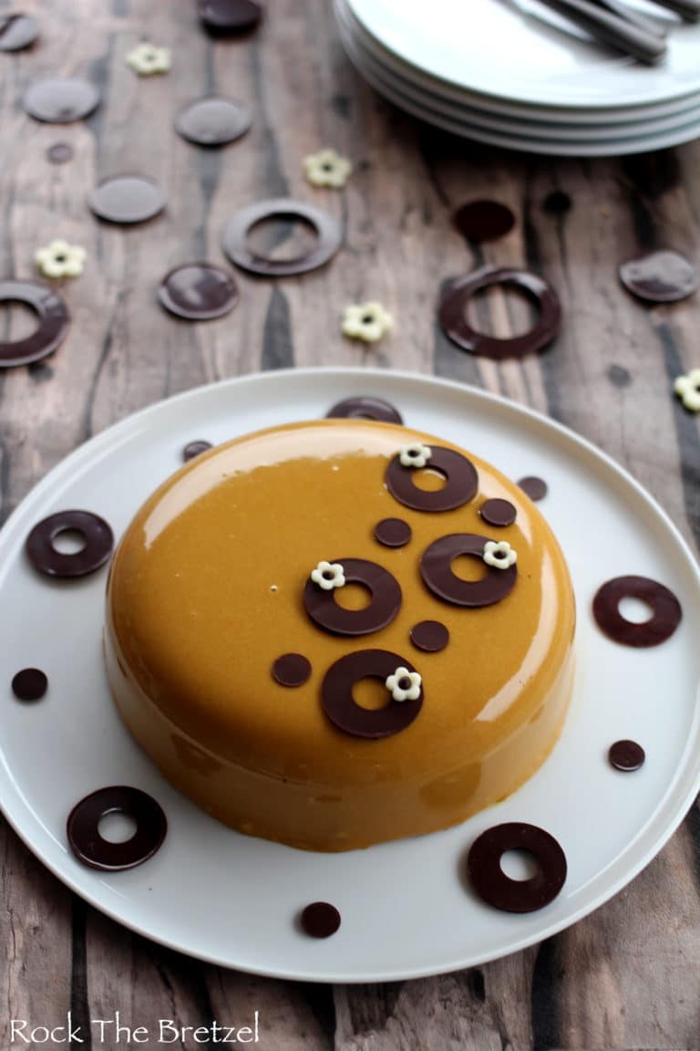 Entremets Au Chocolat Au Lait Et Caramel Exotique Rock The Bretzel