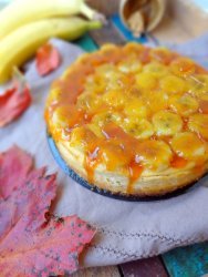 Cheesecake au beurre de cacahuète et banane
