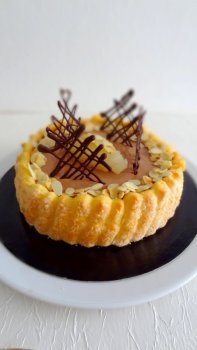 Charlotte chocolat poire