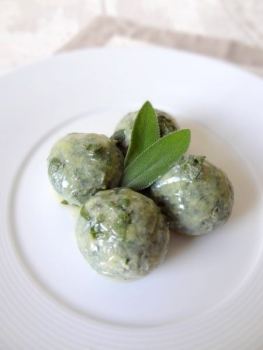 Malfatti à la ricotta et aux épinards