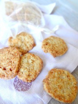 Sablés aux éclats de caramel