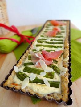 Tarte asperges ricotta