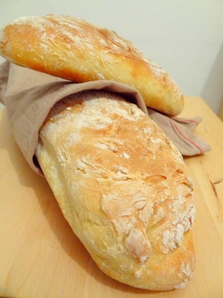 Baguettes sans petrissage