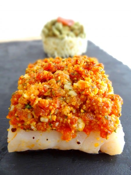 Cabillaud en croûte de chorizo