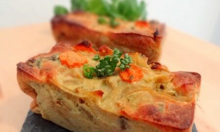 Clafoutis de carottes au curry et lait de coco Clafoutis de carottes au curry et lait de coco