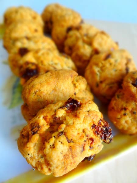Cookies salés aux tomates séchées