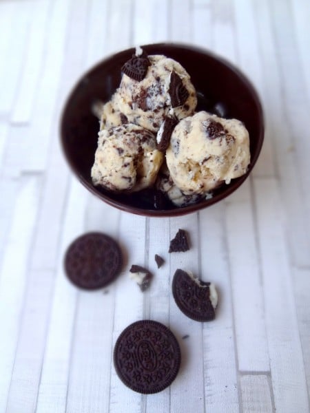Glace aux oréos