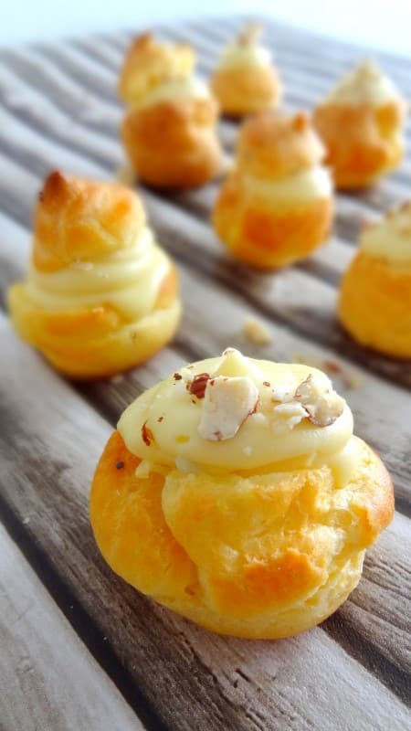 Gougères à la tomme