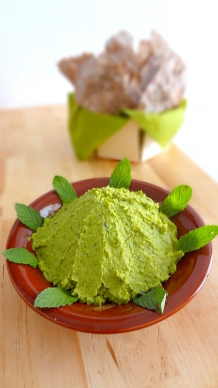 Houmous de petits pois