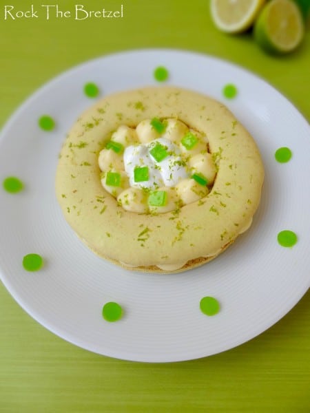 Macaron tarte au citron meringuée