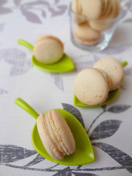 Macarons coco chocolat blanc