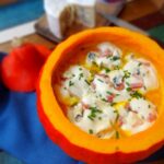 Soupe de potimarron au Bresse Bleu