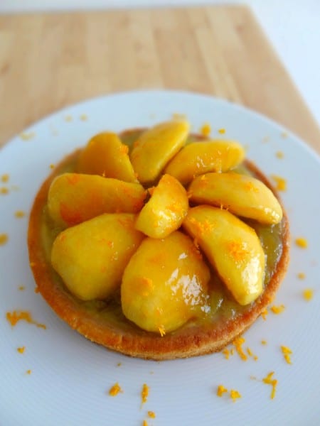 Tarte tatin à la rhubarbe