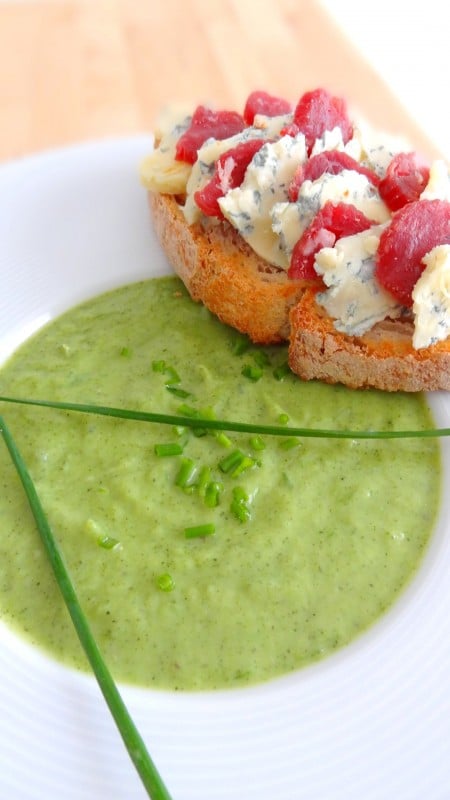 Velouté de courgettes frais