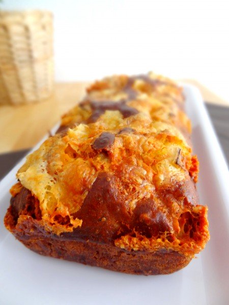 Cake pesto brie et noix