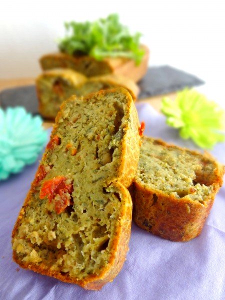 Cake roquette tomates séchées