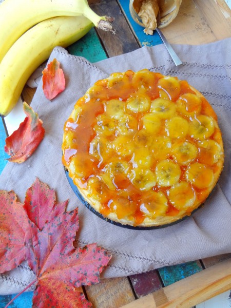 Cheesecake au beurre de cacahuète et banane