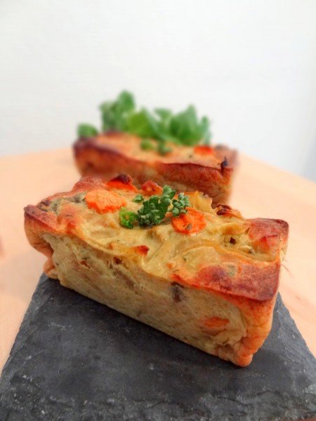 Clafoutis carottes curry