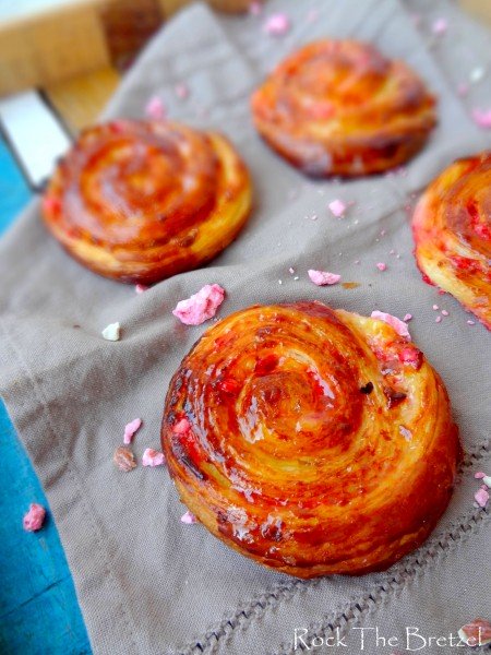 Escargots aux pralines roses