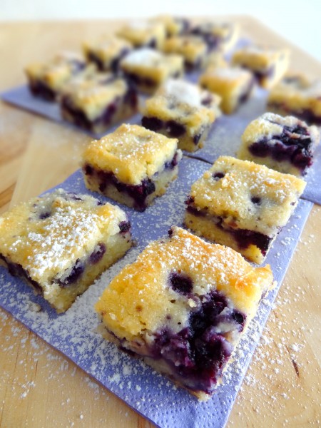 Financiers aux myrtilles