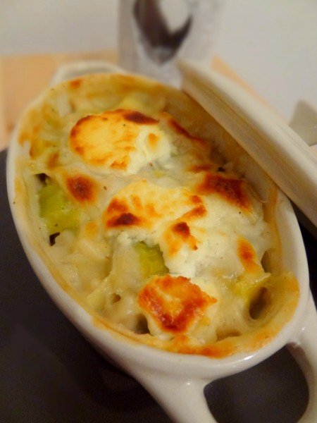 Gratin de crozets au chèvre fondant