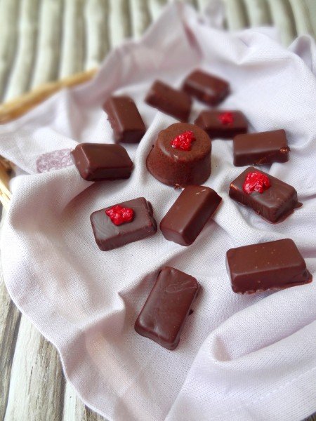 Guimauves framboise chocolat Guimauves framboise chocolat