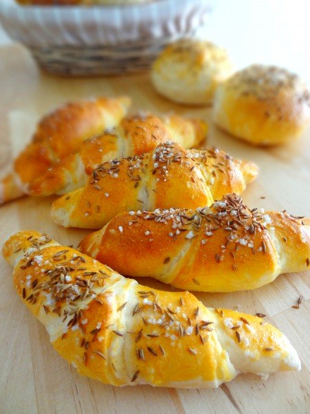 Mini flûtes au cumin