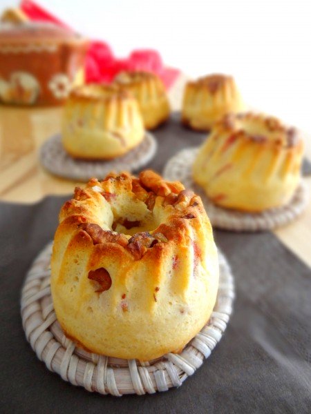 Mini kougelhopf salé