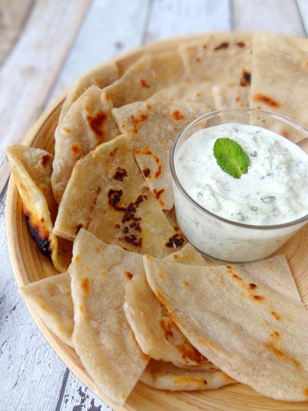 Paranthas et raita