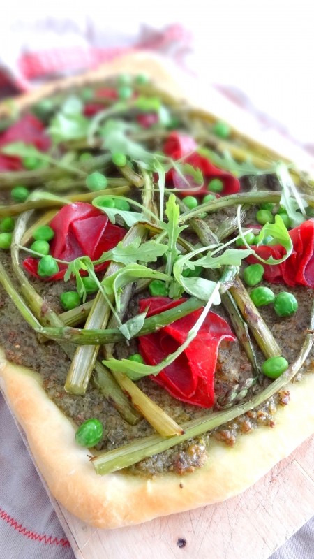 Pizza printanière
