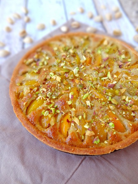 Tarte amandine abricot pistache