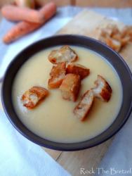 Velouté de rutabaga et légumes de saison