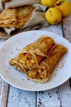 Crêpes façon apple pie