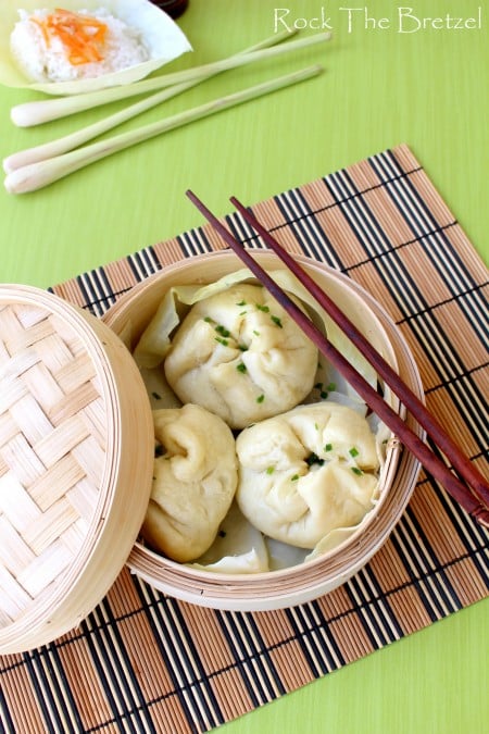 Dim sum, banh bao crevette