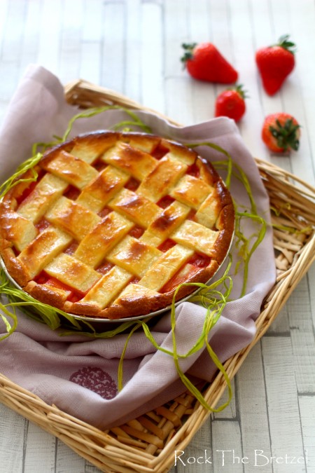 Tourte fraise rhubarbe (14) Tourte fraise rhubarbe