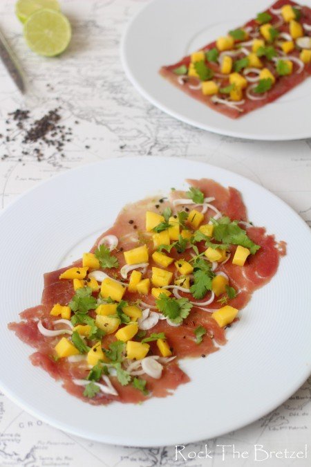 Carpaccio de thon