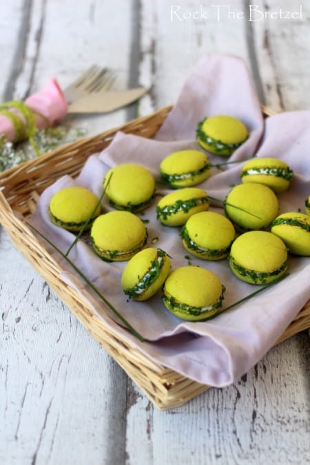Macarons au chèvre