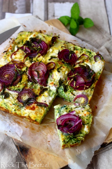 Fritatta courgettes