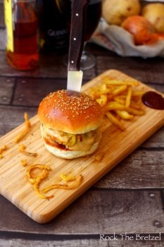 Burger à la guinness
