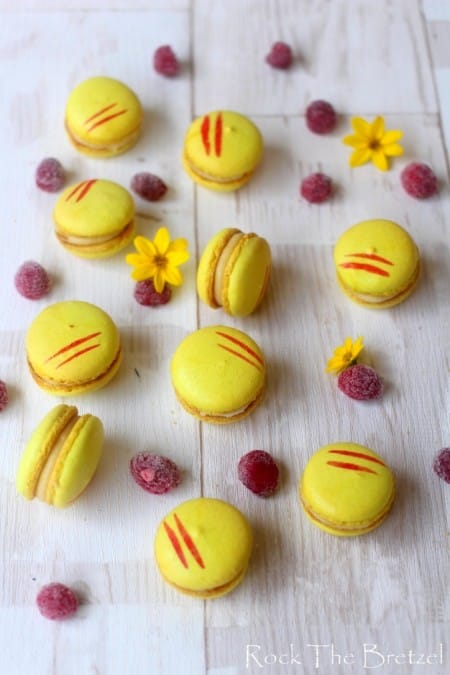 Macarons citron framboises4 Macarons citron framboises