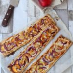 Tarte chèvre pêche