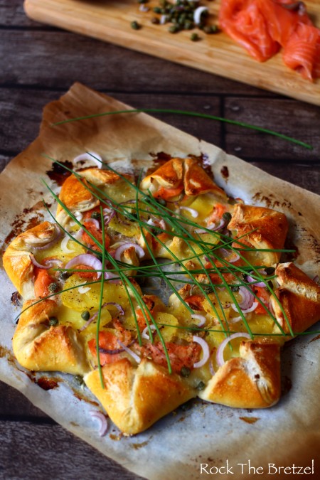 Pizza soleil saumon
