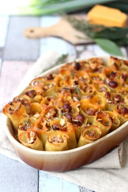 Cannelloni veau, poireau