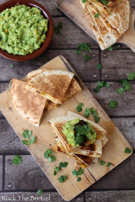 Quesadillas poulet barbecue