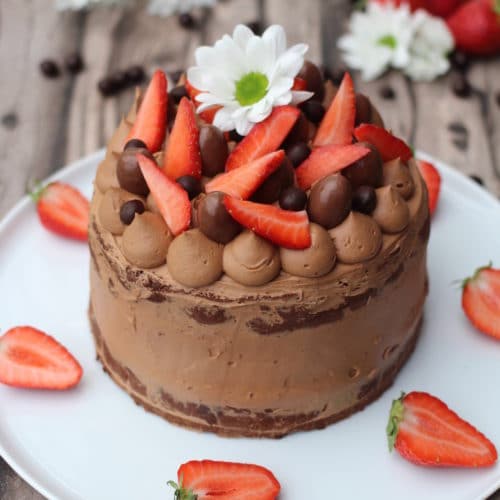 Layer Cake Au Chocolat Et Aux Fraises Rock The Bretzel